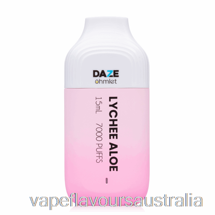 Vape Flavours Australia 7 Daze OHMLET 7000 Disposable Lychee Aloe